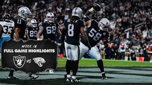 Full Game Highlights: Raiders vs. Jaguars - Week 16