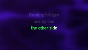 Karaoke Burning Bridges - Garth Brooks - CDG, MP4, KFN - Karaoke Version