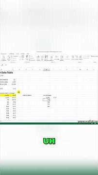 Excel Data Tables Master What If Analysis FAST