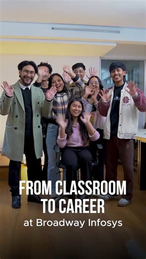 Meet our creative team members who once began their journey as students at Broadway Infosys, and today, they are part of our growing team! At Broadway, we don’t just provide quality training and practical sessions; we also create real-world learning opportunities through in-house placements and career growth programs. Because at Broadway, your learning journey doesn’t stop at the classroom, it begins there! #BroadwayInfosys #FromClassroomToCareer #BroadwayStudents #CareerGrowth #BroadwayTeam #Su