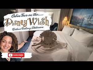 Disney Wish Deluxe Balcony Stateroom/Cabin Tour