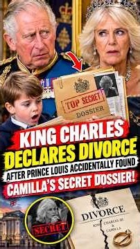 KING CHARLES DECLARES DIVORCE AFTER LOUIS FINDS CAMILLA’S SECRET!...
