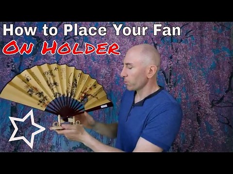 How To Place Your Table Display Fan On The Small Fan Holder