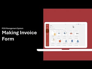 How to Make POS System | 11 - Making Invoice Form