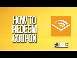 How To Redeem Coupon Audible Tutorial