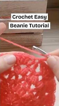Crochet Easy Beanie Tutorial | Learn this Pattern 🌹
