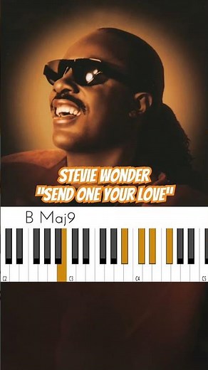 Stevie Wonder “Send One Your Love” Bridge Chords 🔥🎹🔥 #musicianparadise #steviewonderchords