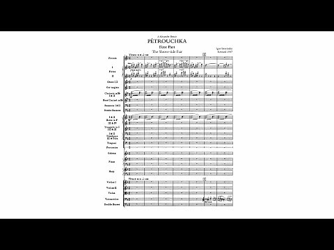Stravinsky: Petrushka (Revised version) (with Score)