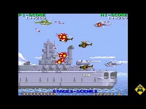 Cobra Command (DATA EAST) (1988) - gameplay (4K 60fps) - FINALBURN NEO Arcade