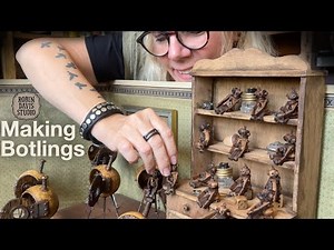 Making Tiny Handmade Robots (Botlings & Podling Houses by Robin Davis Studio)