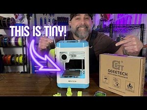 Is This The Tiniest 3D Printer? - GeeeTech M1S Mini