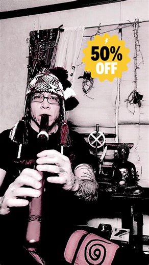 50% Off February for Gebiya Online Native American Flute Lessons Link in Profile #nativeamericanflute #soundhealing #flutelessons #musictherapy #meditationmusic