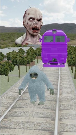 Train vs Zombie BeamNG.Drive #highspeedtrain #beamngdrive