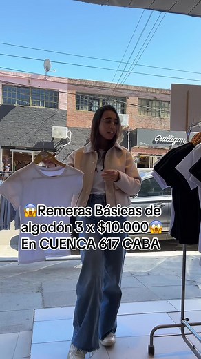 3 Remeras Básicas por $10.000 en Cuenca 617