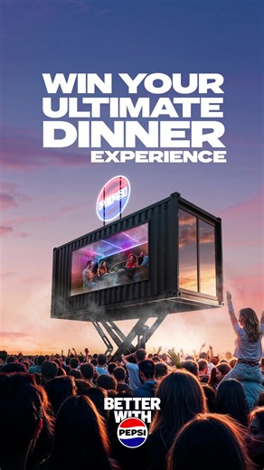 Win je ultieme diner ervaring! 🍽️ Meld je aan en maak kans op één van de twee unieke diner ervaringen: 1. Avontuurlijk diner in een pretpark 🎢 - de ultieme diner ervaring van Jessie. 2. Creatief diner in de natuur 🌳 – de ultieme diner ervaring van Julia. Hoe doe je mee? Koop een Pepsi product, scan de QR-code op de verpakking en maak een foto van het product. Upload je foto op https://www.joy-pepsico.eu/nl-nl/Ultimatedinnerexperience om mee te doen aan de winactie. De actie loopt van 14 april