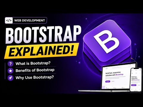 Bootstrap Explained 🔥 | What & Why Use Bootstrap? #bootstrap #education #webdevelopment #css #tech