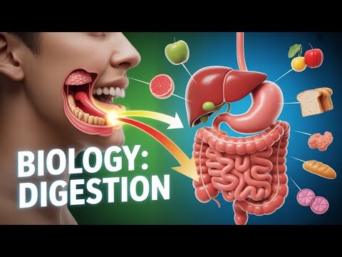 Human Physiology I Digestion & Absorption I Digestion for beginner I NCERT Bio I Nutrition in human