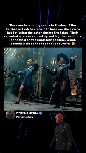 While Filming, They Kept Missing the Sword Catch 😂 | Pirates of the Caribbean