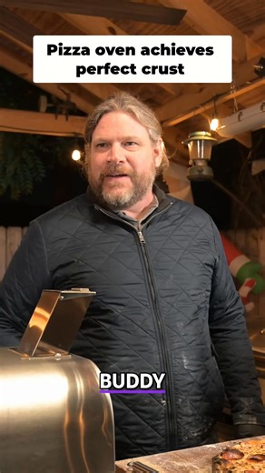Watch James enjoy a delicious pizza made fresh in a pellet pizza oven. That first cut shows you how good it is. This pellet pizza oven is doing the business! #Pizza #PelletOven #HomemadePizza #Cooking #Food | BBQ JAMS