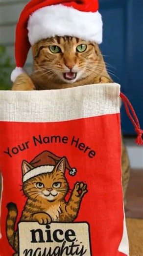 Personalized, Eco-friendly Christmas Gift Bag