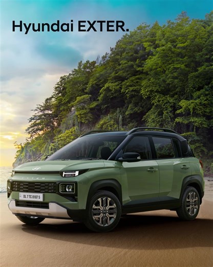3.4M views · 9.2K reactions | Big adventures need bigger entertainment. Hyundai EXTER’s HD Infotainment system keeps you seamlessly connected, engaged, and in control, making every journey more immersive.​ #Hyundai #HyundaiIndia #HyundaiEXTER #CNG #ThinkSUV #ThinkEXTER #ILoveHyundai | Hyundai India | Facebook