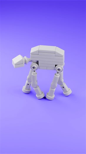 LEGO Micro AT-AT Walker MOC ❄️ Mini Bricks Star Wars Build