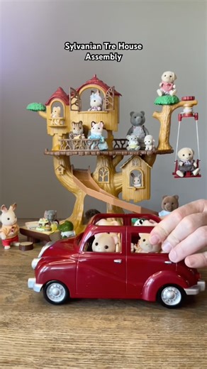 How to assemble Sylvanian Adventure Tree House #asmr #toys #shorts #howto #sylvanianfamilies
