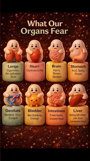 What Your Organs Secretly Fear 😨