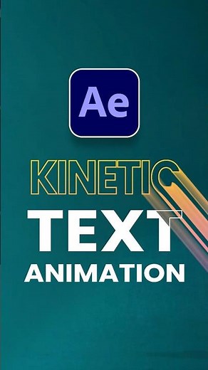 Kinetic Text Animation | After effect tutorial | #aftereffects #tutorial