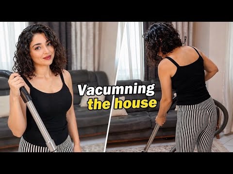 Deep Vacuuming My Entire House After Travel! | Back Home Cleaning Routine 🧹✨