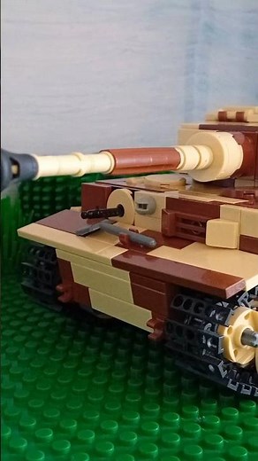 A few scenes from my latest Lego WW2 stopmotion Tiger tank #lego #history #ww2 #legoww2 #legowar