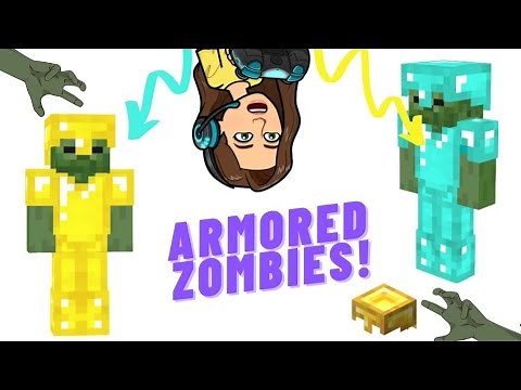 How to put ARMOR on a ZOMBIE in Minecraft!