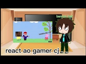 (gacha club)roblox react gamer cj
