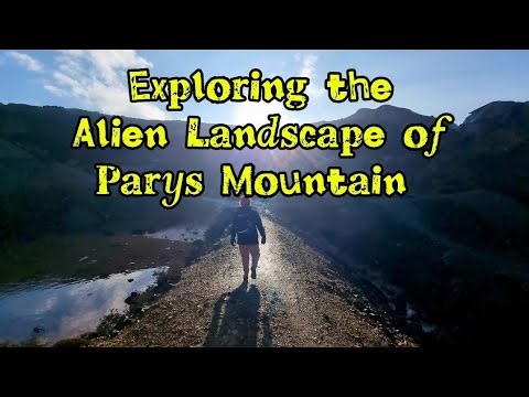 Exploring the Alien Landscape of the Parys Mountain Copper Mines. Anglesey