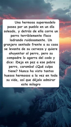 Supermodelo y perro hambriento - versión española de un chiste divertido