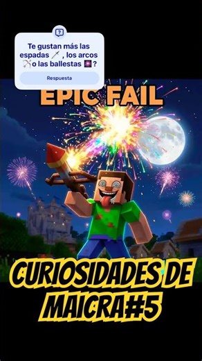 BALLESTA EXPLOSIVA Curiosidades de Maicra #5 #short #fun #minecraft