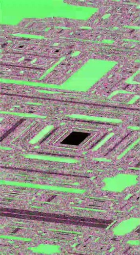 Aerodynamic Fractal Zoom | The Square Minibrots (75 Mandelbrot Variants) - #fractal