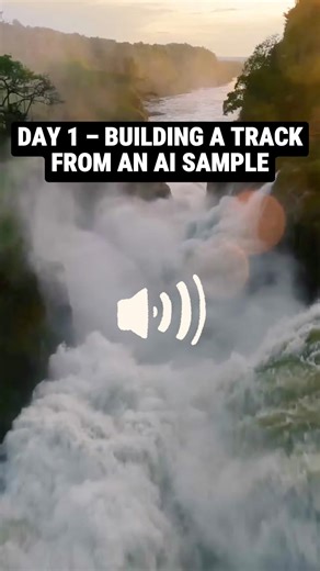Day 1 - Building a track from an AI sample ! #sample #ai #suno #musicproducer #afrosoul