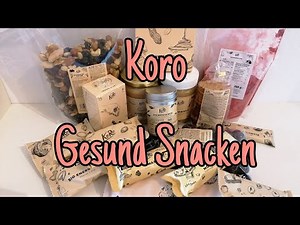 KORO Unboxing - Gesund Snacken ❤️ | Haul mit Rabattcode