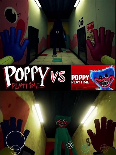 PC LOOKS LIKE THIS?! 😱 Mobile vs PC Test / #gaming #games #poppyplaytime