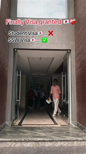 SSW Visa in Japan: Finally Granted — SSW Visa vs Student Visa