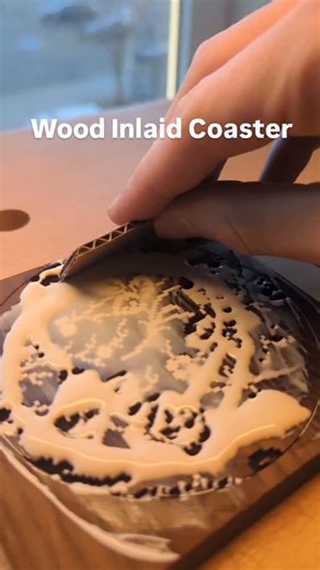 inlays on Instagram: "Grandmas Couch 🔥 made from walnut wood and maple wood. I use a laser cutter to make these. This pattern is based on an image from an old needlework catalogue. More info below: ▫️ This technique is called a reverse Inlay. It works by using a positive and a negative of the same image. You use a laser cutter to engrave the pattern into your main piece, and then do the same process with a negative image that's been mirrored over the y axis. Honestly, just Google laser cutter r