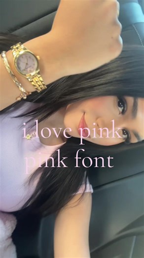 Embracing the Color Pink: Fonts and Aesthetics