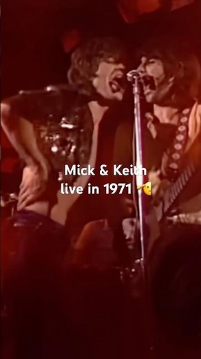 Mick & Keith live in London, 1971 🫡