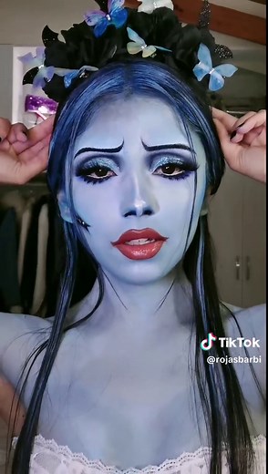 corpse bride makeup 💀🖤 #elcadaverdelanovia #halloweenmakeuptutorial