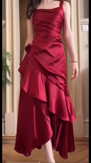 TheWildflowerShop | GABRIELLA SCARLET HI-LO TIERED RUFFLES MAXI DRESS 🎀 #dressoutfit #dress #girlsoutfit #dressoftheday #dresses #eveningdress #promdress... | Instagram