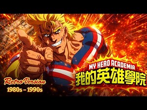 My Hero Academia Reimagined as an 80s Retro Anime | Lost VHS OVA Style