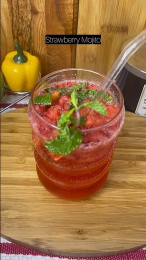Strawberry Mojito Recipe | Refreshing Summer Drink 🍓