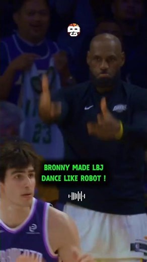 Lebron James ROBOT HYPE DANCE after BRONNY Did This! 🤯💥👌 #bronnyjames #lebronjames #lakers #viral