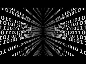 Animated Digital Binary - Motion Background - 10 Minute Loop (No Sound)